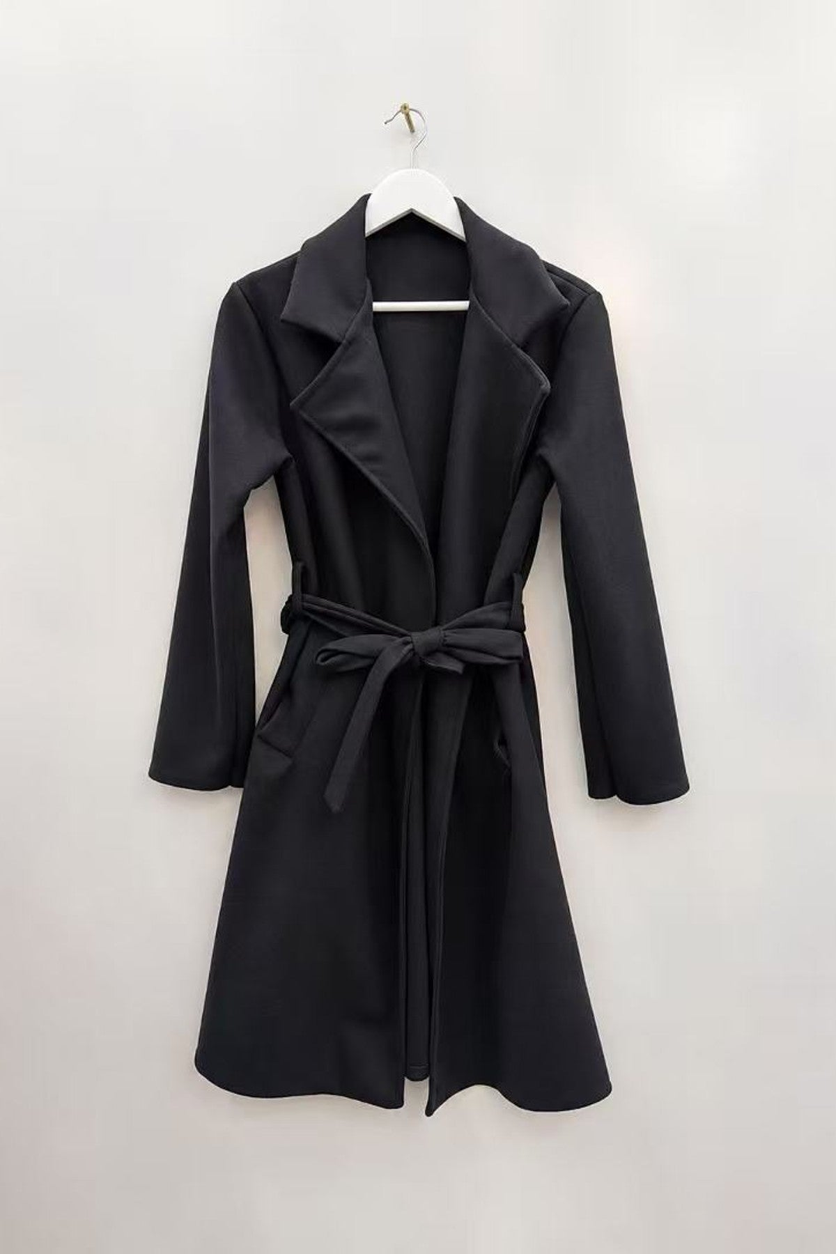 Manteau Sandra noir – vue 3