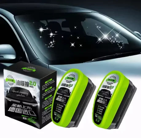 Nettoyant anti-film gras pour vitres de voiture – Protection effet cristal