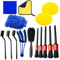 Kit de 15 brosses de détail pour voiture – Aérations et interstices