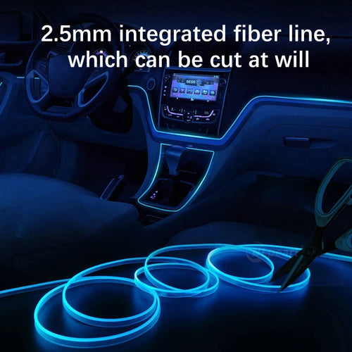 Bande LED d'ambiance pour intérieur de voiture – RVB, USB, application