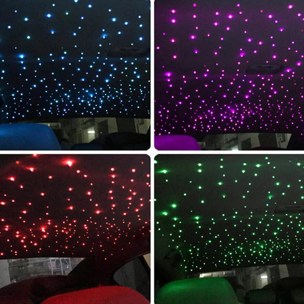 Kit Ciel Étoilé Fibre Optique pour Voiture – Éclairage RGB Bluetooth