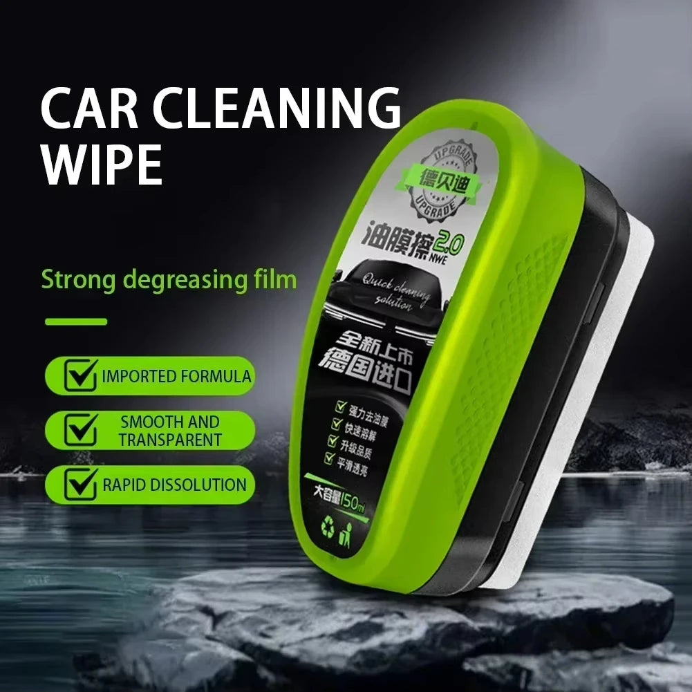 Nettoyant anti-film gras pour vitres de voiture – Protection effet cristal
