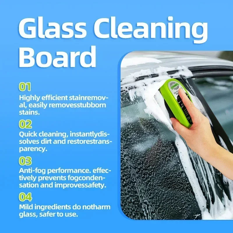 Nettoyant anti-film gras pour vitres de voiture – Protection effet cristal