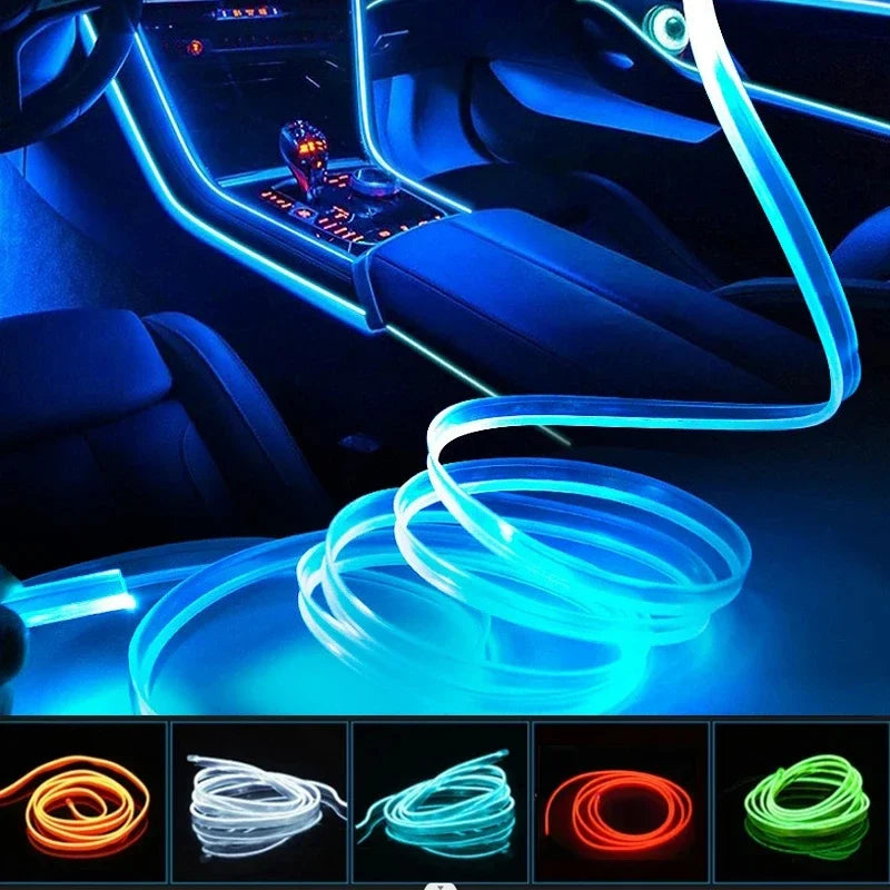 Bande LED d'ambiance pour intérieur de voiture – RVB, USB, application