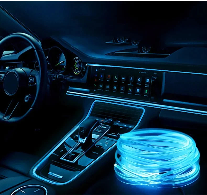 Bande LED d'ambiance pour intérieur de voiture – RVB, USB, application