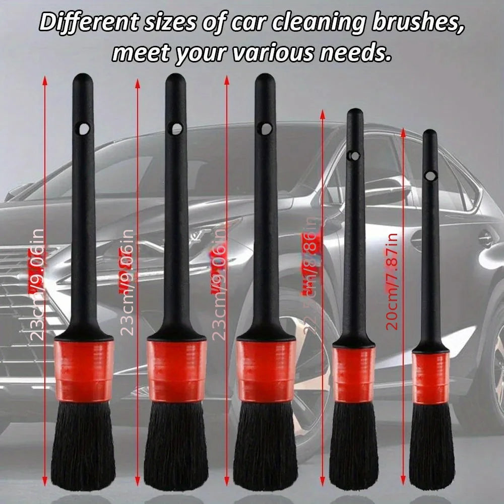 Kit de 15 brosses de détail pour voiture – Aérations et interstices